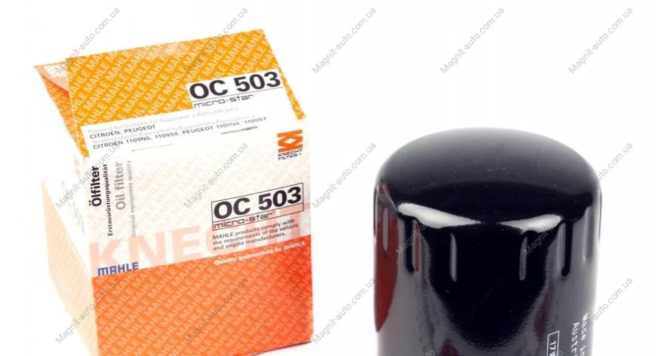 Фільтр оливний Citroen, Peugeot MAHLE / KNECHT OC503 (фото 1)