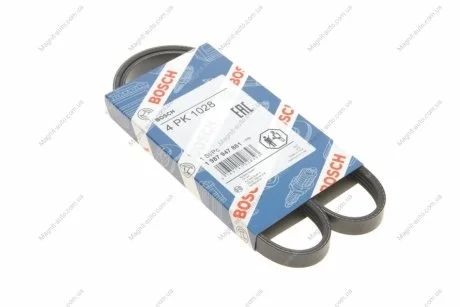 Ремень поликлиновый 4PK1028 BOSCH 1987947861