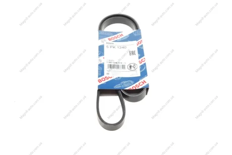 Ремінь поліклиновий 5PK1240 BOSCH 1987948415
