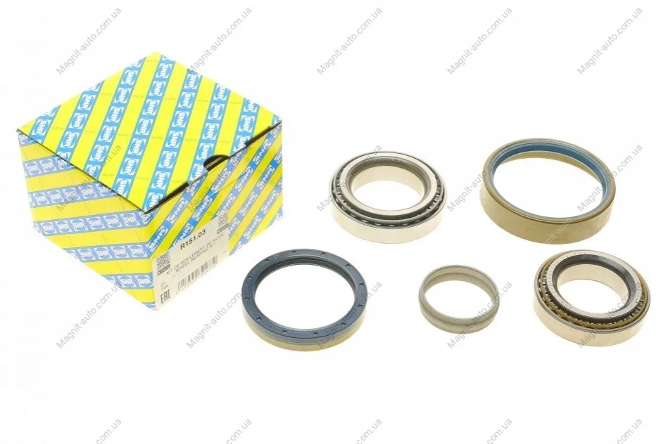 Подшипник ступицы задн. MB S-class (W123/126) 89-01 (к-кт) SNR NTN R151.03 (фото 1)