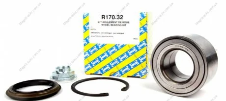 Підшипник маточини (к-кт), KIA Carens, MAZDA 6/626/MPV/MX-5/6/RX-7/XEDOS 6/9 1.8-2.5 +16V/24V 85-07 SNR NTN R170.32