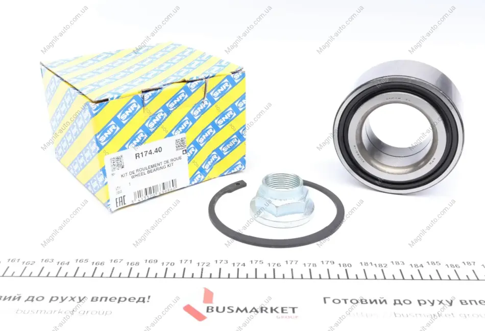 Підшипник маточини (к-кт), HONDA Accord /CR-V/Prelude 1.6-2.3 97-03 SNR NTN R174.40 (фото 1)