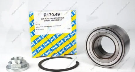 Подшипник ступицы перед. Mazda 3/5/6 02- SNR NTN R170.49