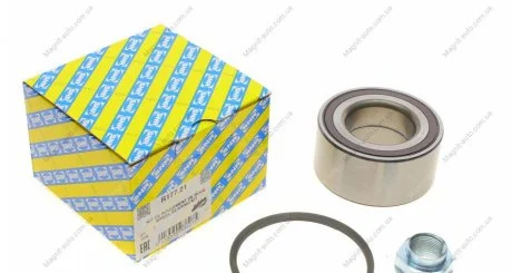 Комплект подшипника колеса переднего. FIAT SEDICI; SUZUKI SWIFT III, IV, SX4 1.5-2.0D 05.06- SNR NTN R177.21