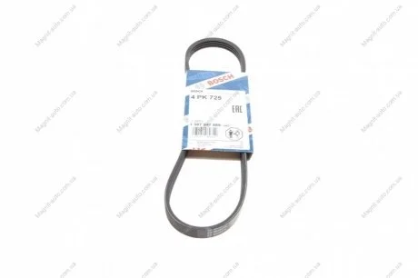 Ремень поликлиновый 4PK725 BOSCH 1987947889