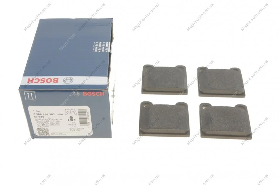 Тормозные колодки BOSCH 0986466302 (фото 1)