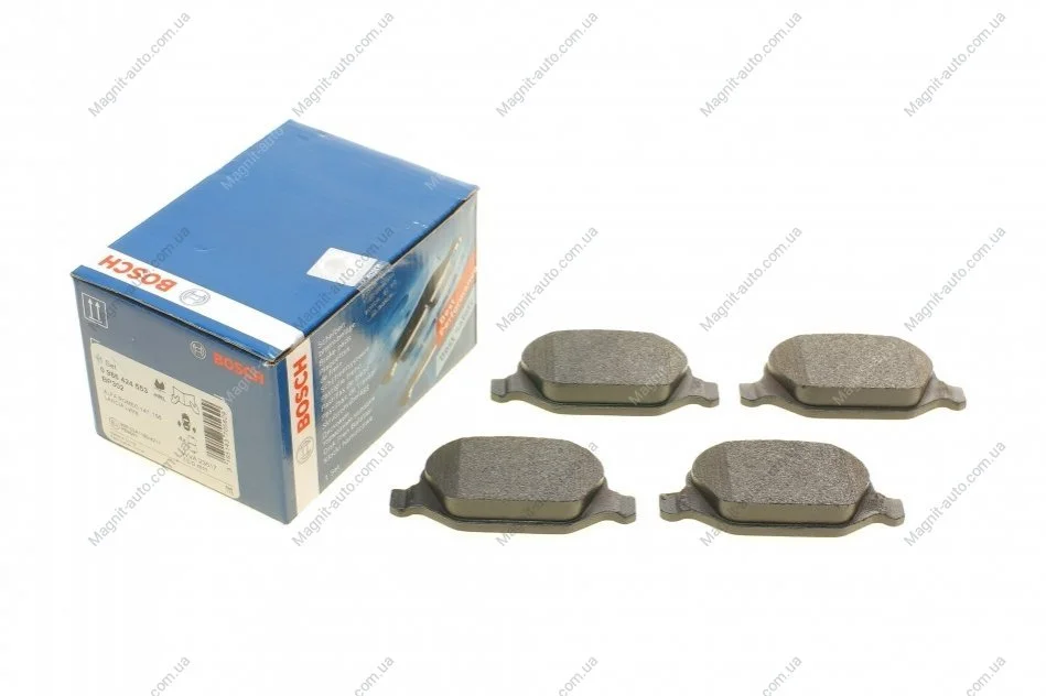 Тормозные колодки дисковые BOSCH 0986424553 (фото 1)