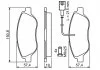 Комплект гальмівних колодок. BOSCH 0986424595 (фото 13)