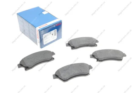 Колодки гальмівні дискові CHEVROLET/OPEL Aveo(T300)/Cruze/Astra J "F "09>>-заміна на 0986494644 BOSCH 0986494433