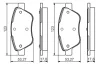 Тормозные колодки дисковые BOSCH 0986495102 (фото 1)