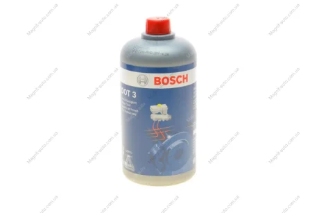 Рідина гальмівна DOT 3 BRAKE FLUID, 1 л BOSCH 1987479101