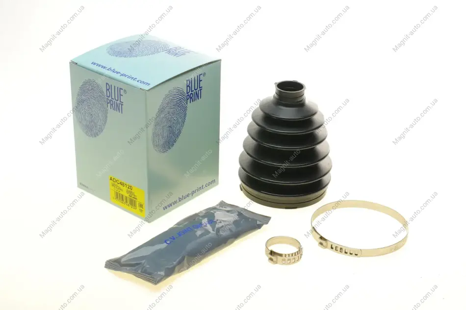 Ремонтний комплект пильника шруса з елементами монтажу BLUE PRINT ADC48120 (фото 1)