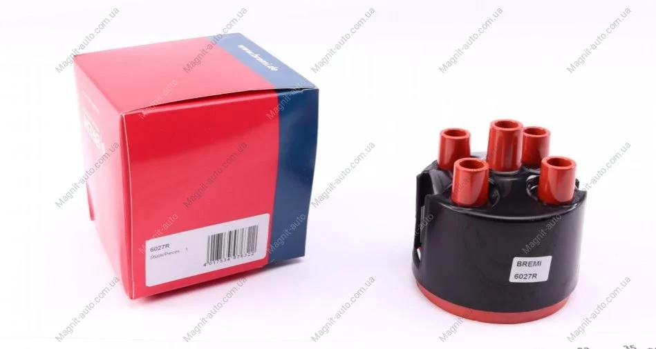 Кришка розподільника запалювання Bremi AUDI/SEAT/VW 80/Cordoba/Golf "1,0-2,1 "82-10 BREMI 6027R (фото 1)