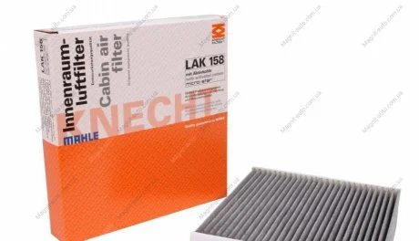 Фильтр салона угольный MAHLE / KNECHT LAK 158