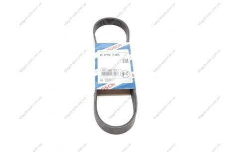 Ремень поликлиновой 6PK74 BOSCH 1987948378