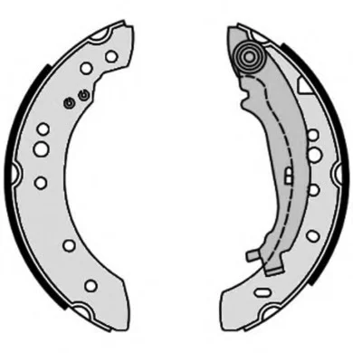 Гальмівні колодки барабані BREMBO S54521 (фото 1)