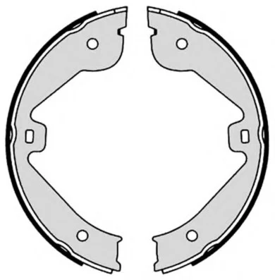 Гальмівні колодки барабанні Brembo BREMBO S85536 (фото 1)