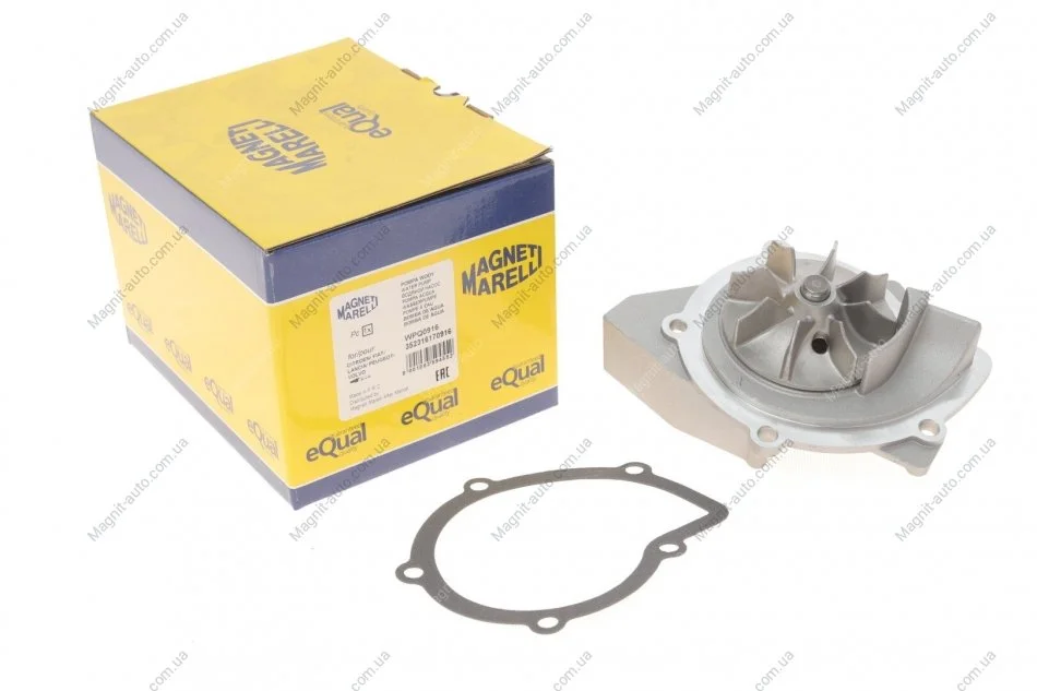 Водяний насос (виробництво Magneti Marelli кор... WPQ0916) MAGNETI MARELLI 352316170916 (фото 1)