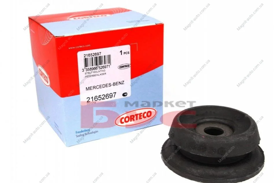 Опора амортизатора MERCEDES,VAG 95-06 CORTECO 21652697 (фото 1)