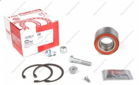 Подшипник ступицы переднего колеса, комплект, VW Golf 83-92 FAG 713610180