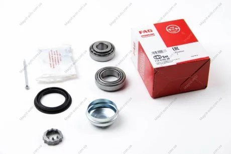 Подшипник ступицы заднего колеса, AUDI 80, 100, A4, A6; VW Caddy II 76-04 FAG 713610240