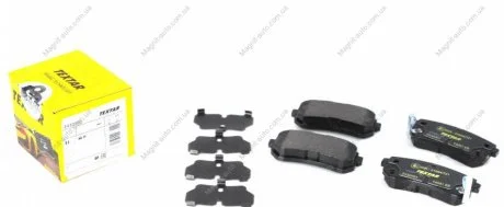 Комплект гальмівних колодок задній., HYUNDAI ACCENT III, ELANTRA IV KIA RIO II, SPORTAGE II 1.4-2.7 09.04-12.11 TEXTAR 2432001