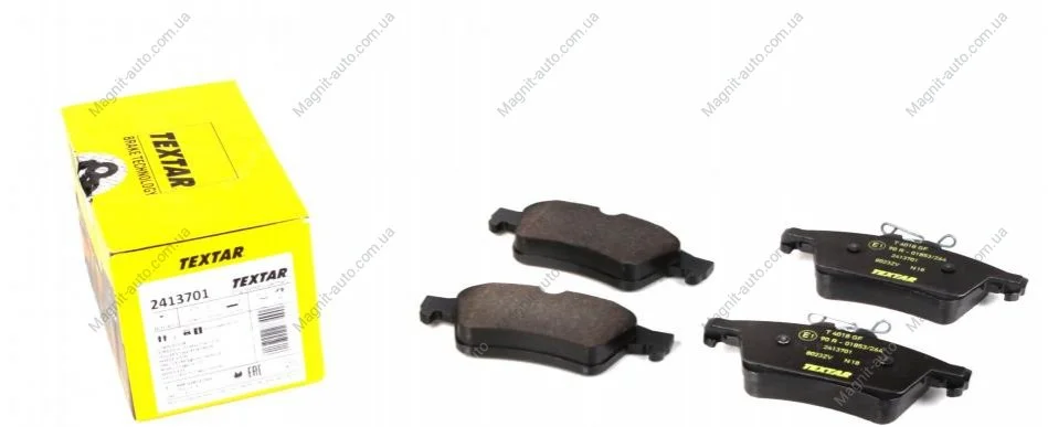 Колодки гальмівні FORD/JAGUAR/MAZDA/OPEL/SAAB "R "02>> TEXTAR 2413701 (фото 1)