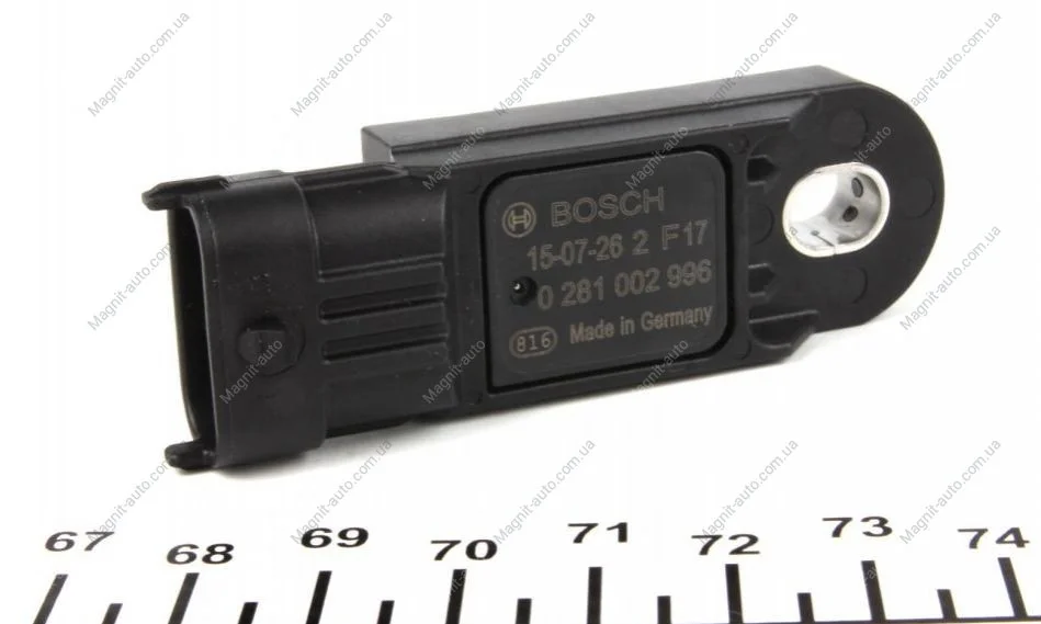 ДАТЧИК ВЫСОКОГО ДАВЛЕНИЯ BOSCH 0281002996 (фото 1)