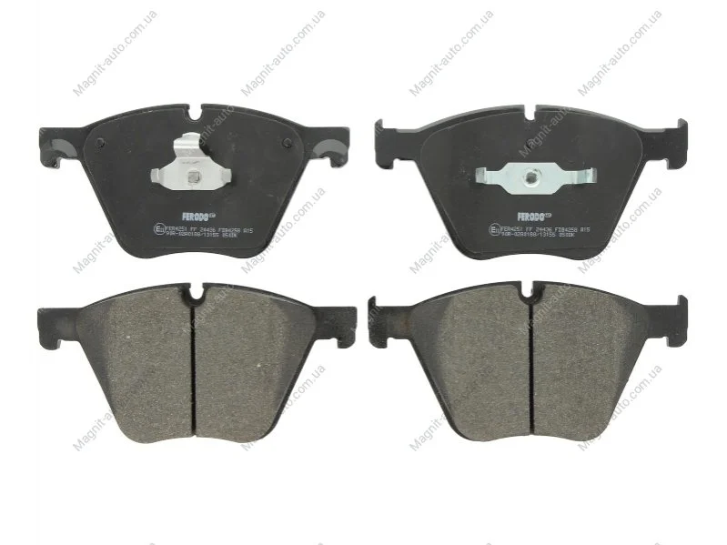 Комплект тормозных колодок переднего., BMW 5 GRAN TURISMO (F07), 7 (F01, F02, F03, F04), X5 (E70), X5 (F15, F85), X6 (E71, E72), X6 (F16, F86) 3.0D-6.0 10.07-07.19 FERODO FDB4258 (фото 1)