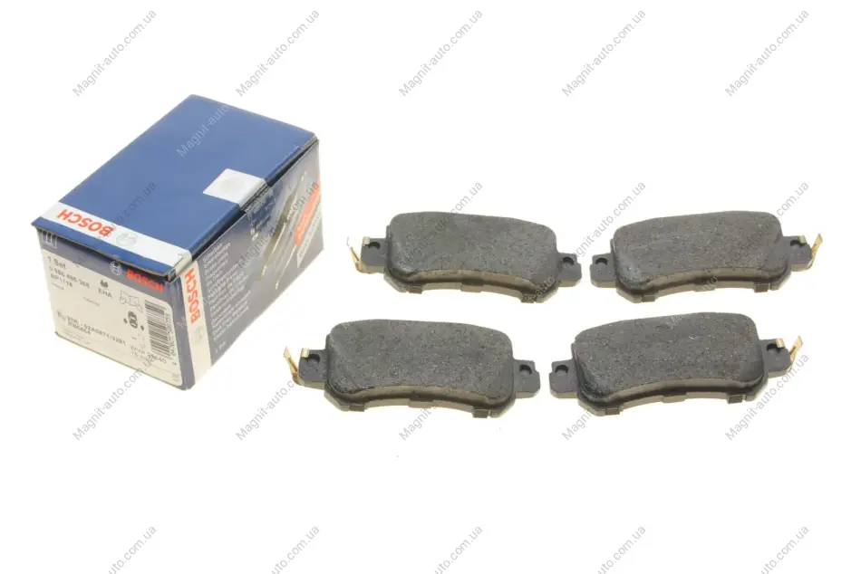 Гальмівні колодки дискові BOSCH 0986495368 (фото 1)