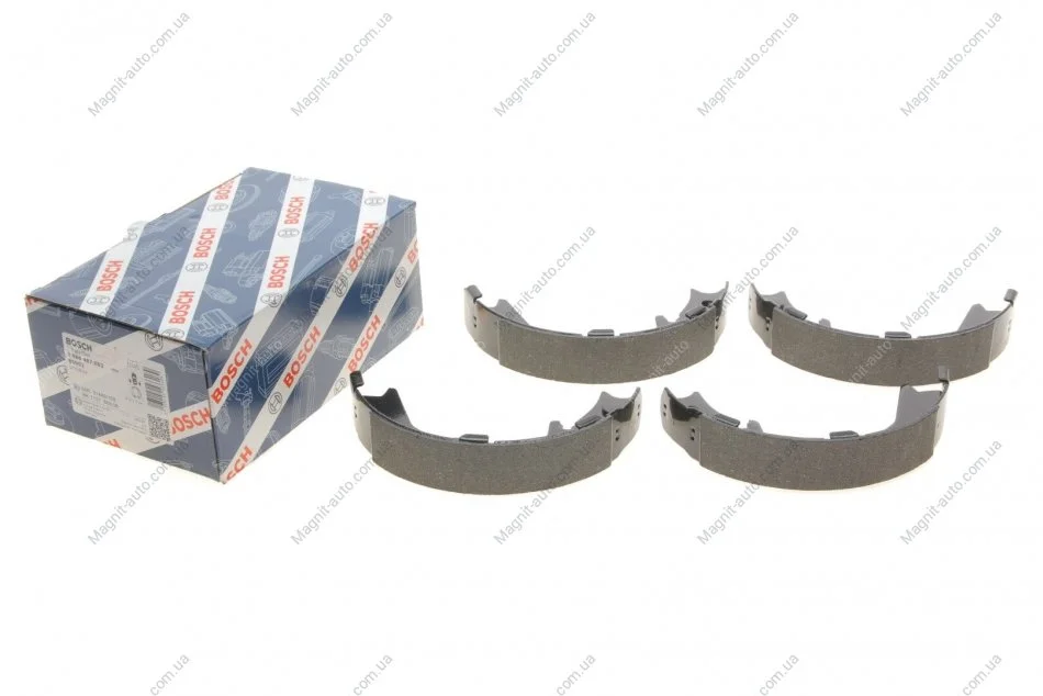 Колодки гальмівні барабан MITSUBISHI Galant/Lancer/Outlander 92- -\' BOSCH 0986487683 (фото 1)