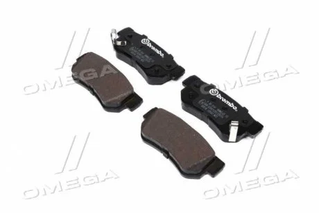 Комплект тормозных колодок, дисковый тормоз BREMBO P30014