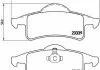 Колодки гальмівні дискові задні, Jeep Cherokee, Grand Cherokee 95-05 BREMBO P37006 (фото 1)