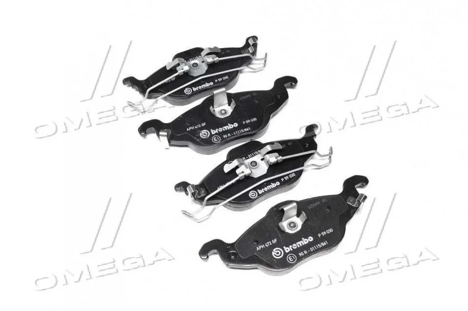 Колодки тормозные передние BREMBO P59030 (фото 1)