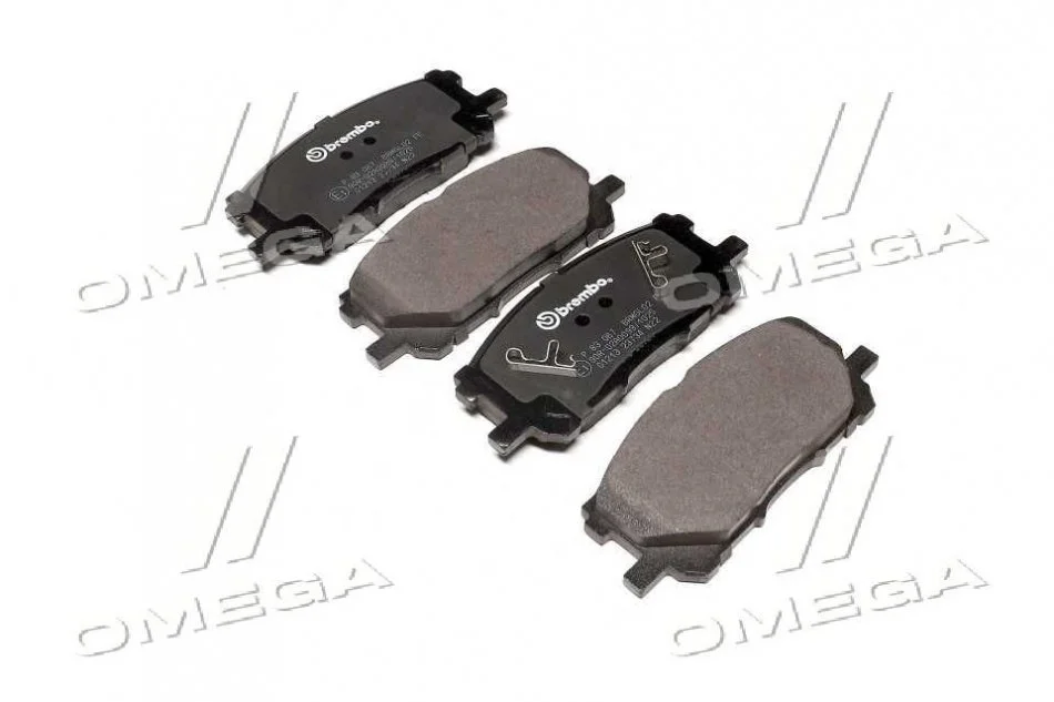 Комплект тормозных колодок, дисковый тормоз BREMBO P83067 (фото 1)