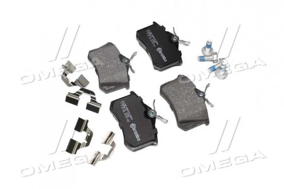 Колодки тормозные дисковые задние BREMBO P85020 (фото 1)