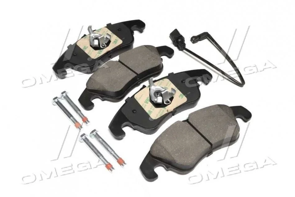 Колодки тормозные, передние, AUDI A4, A5, A6, A7, Q5 07- BREMBO P85098 (фото 1)
