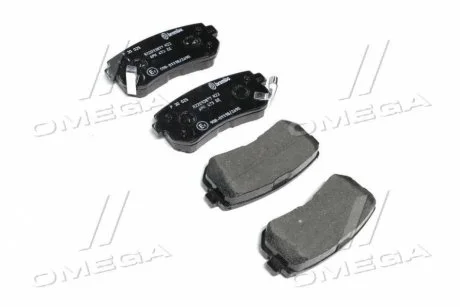 Гальмівні колодки зад. Hyundai i30 07-, Kona 17-, Tucson 18-, Kia Ceed 06-, Sportage 04- (Mando) BREMBO P30025