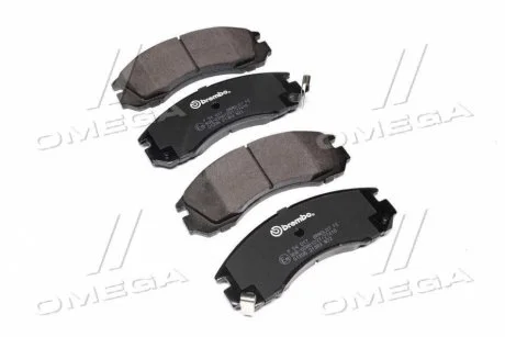 Колодки тормозные, передние BREMBO P54017