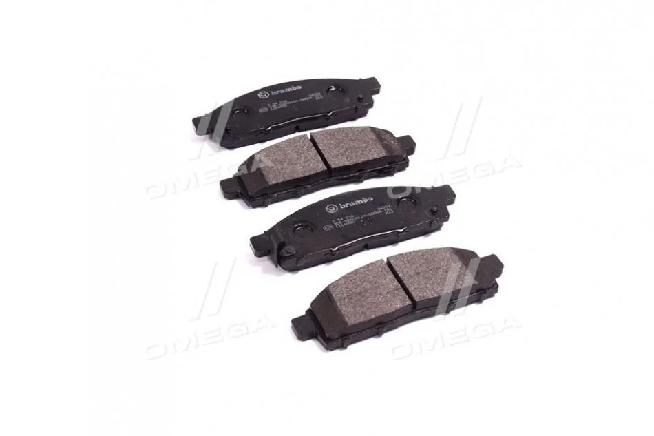 Колодки гальмівні, передні, Mitsubishi L200, Pajero Sport 05- BREMBO P54038 (фото 1)