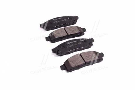 Колодки гальмівні, передні, Mitsubishi L200, Pajero Sport 05- BREMBO P54038