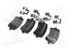 Тормозные колодки зад. Passat 05-/Sharan 10-/Tiguan 07- BREMBO P85109 (фото 3)