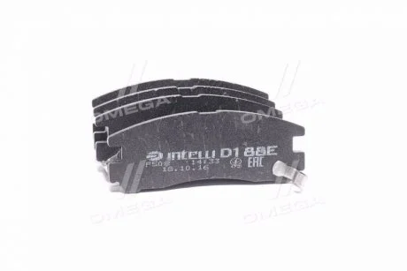 Колодка гальм. диск. MITSUBISHI Galant задн. (виробництво Intelli) DAFMI / INTELLI D188E