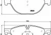 Колодки тормозные, передние, BMW 5 (F10, F07), 6 (F06, F13), 7 (F01-F04) 08- BREMBO P06076 (фото 1)