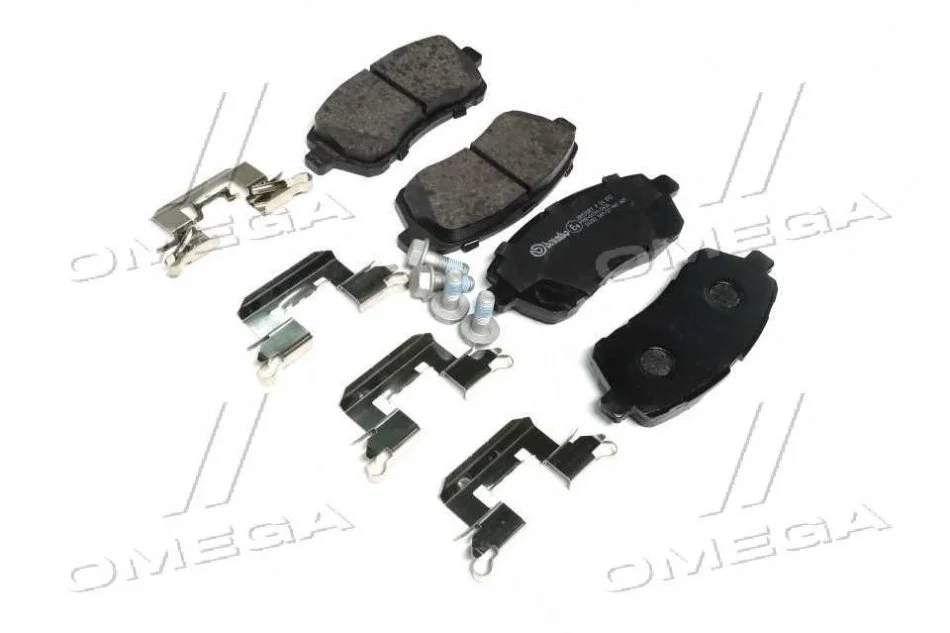 Колодки тормозные, передние, Fiesta 08- BREMBO P24072 (фото 1)