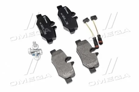 Колодки гальмівні, задні, (тип BOSCH) BREMBO P50051