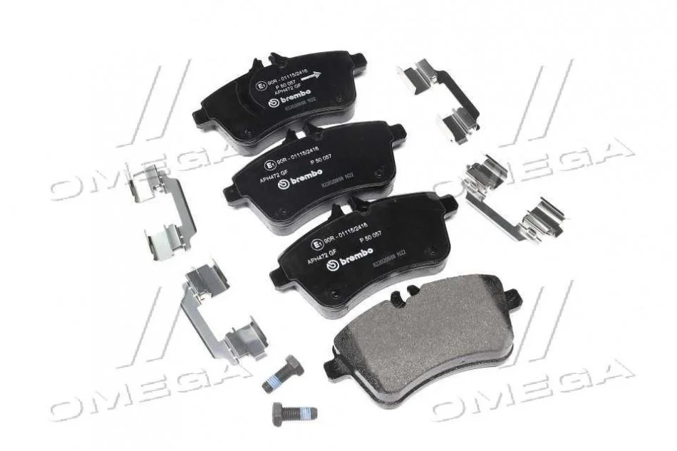 Колодки тормозные дисковые BREMBO P50057 (фото 1)