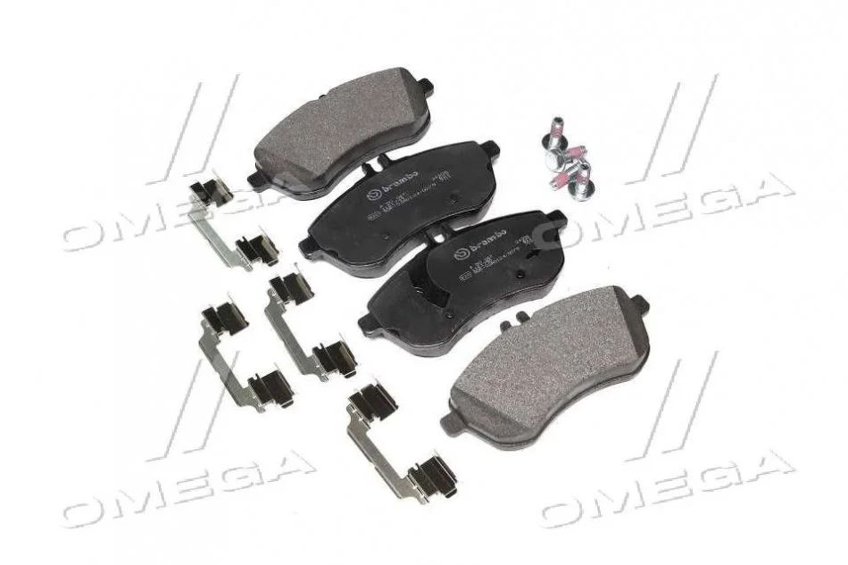 Колодка тормозов. диск. CITROEN XSARA, RENAULT KANGOO (KC0/1) передн. (произ-во LPR), шт BREMBO P50067 (фото 1)