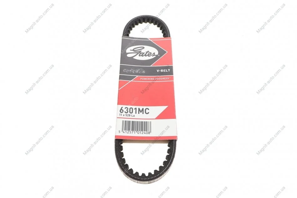 Ремінь клиновий, AUDI A4/A6, VW Passat 1.6, 1.8 +T 94-05 Gates 6301MC (фото 1)