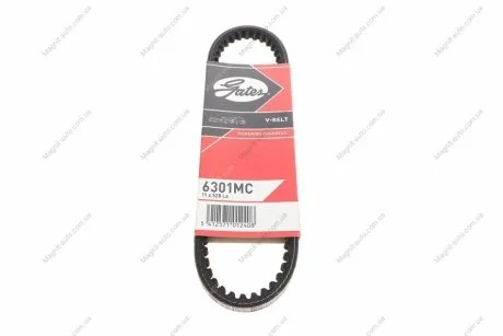 Ремінь клиновий, AUDI A4/A6, VW Passat 1.6, 1.8 +T 94-05 Gates 6301MC